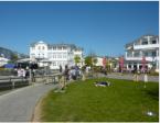 Promenade im Park der Sinne von Binz auf Rgen