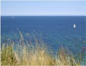 Tolle Ausblicke auf die Ostsee entlang der Kste von Rgen